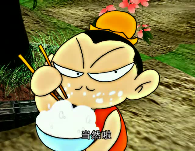 q版刘关张张飞一脸期待的表情问刘备我是不是可以成为霸主