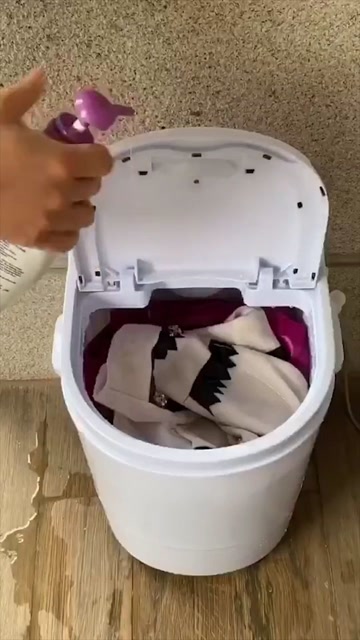 有了这个洗脱一体机,住宿舍洗衣服再也不难!