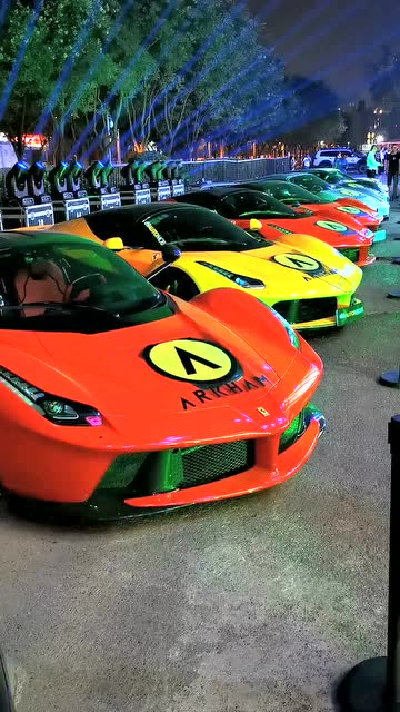 价值过亿的超跑车队,排面十足!