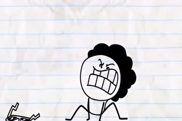 搞笑铅笔画,铅笔小光头的洋气发型