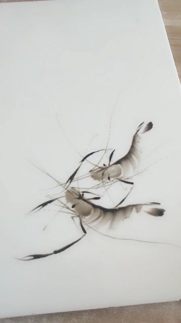 果酱画,教你画虾