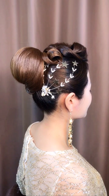 年会马上到了,一款简单实用的舞台晚礼发型教程