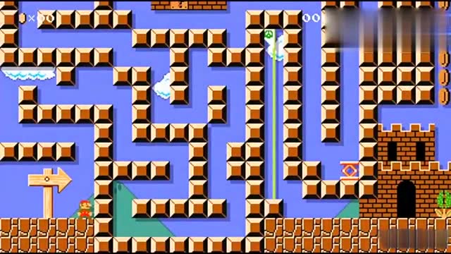 马里奥迷宫之旅,迷宫还有这么多陷阱,差一点点就死了