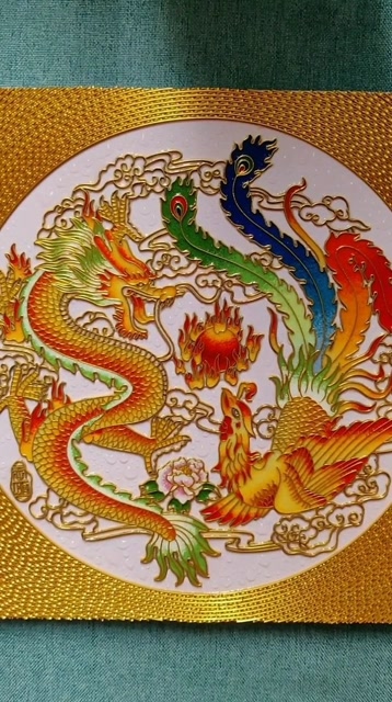 龙凤呈祥手工艺,特别的好看