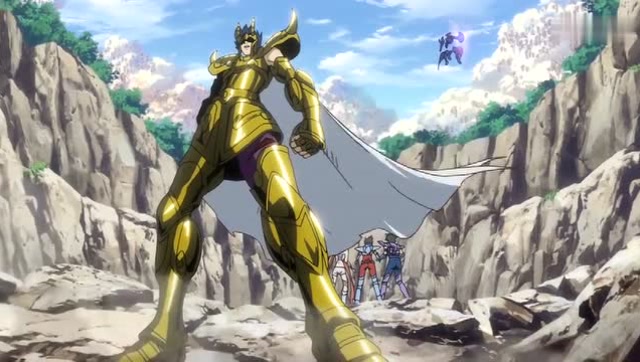 圣斗士星矢冥王神话:山羊座艾尔熙德借用黄金圣衣的共鸣找到了四神之