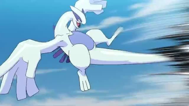 精灵宝可梦:洛奇亚闪亮登场,秒杀在场其他宠物小精灵