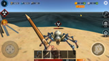 木筏求生手游02：沙滩上有白蜘蛛，它用法术攻击我，我能胜利吗？