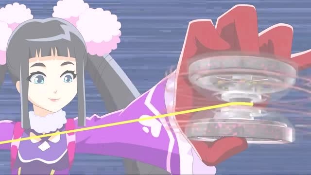 火力少年王之传奇再现续集:白枫和米娜用华丽的招式击败了冰泥人