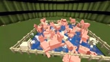 Minecraft动画：河豚鱼vs动物军团