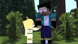 Minecraft动画：Him保护小女孩的故事！