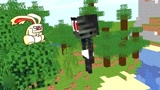 Minecraft动画：凋零骷髅和小白的沙滩生活，遇见了小兔子！