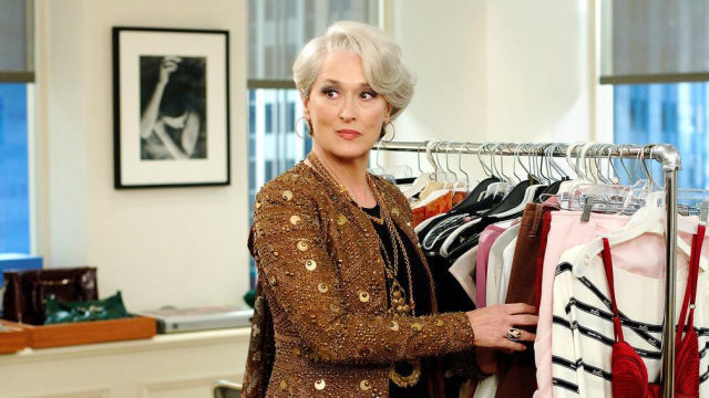 高颜值高学历的女演员梅姨,穿普拉达的女王中这段不换气的台词,太经典