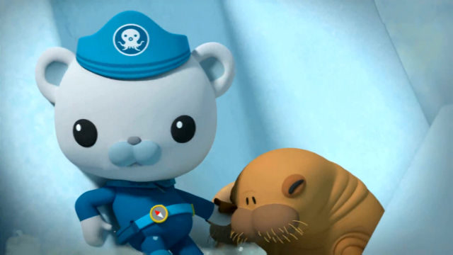 海底小纵队合集  海底小纵队:小海象冰上遇险,巴克队长全力营救