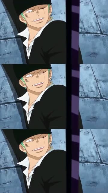 头巾怎么可能挡的了,索隆的帅气