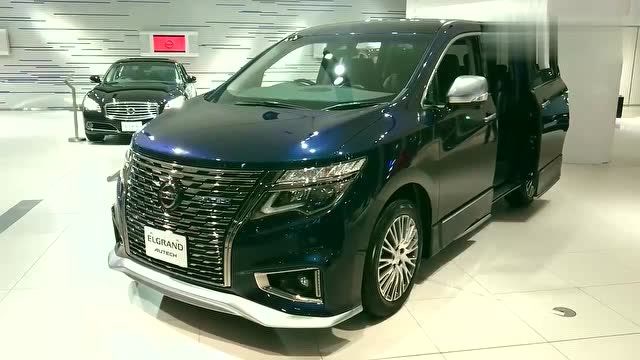 2020款日产elgrand家用mpv全方位实拍,实车太帅了!