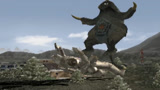 奥特曼格斗进化三：金古桥对战贝蒙斯坦，动作缓慢的机器人暴虐贝蒙斯坦