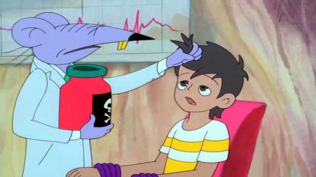 邋遢大王奇遇记鼠博士制造病菌用邋遢大王做试验