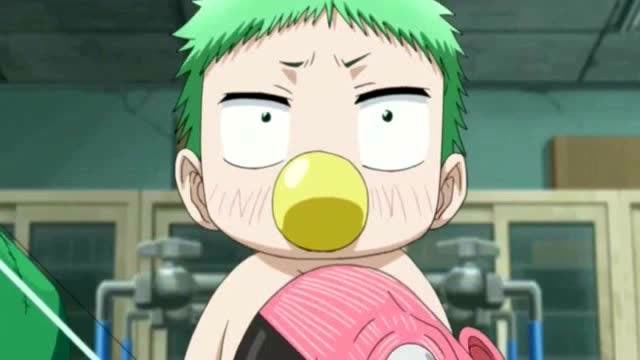 恶魔奶爸:小贝鲁虽然总是喜欢奇怪的东西,但是他最喜欢的还是男鹿呢!