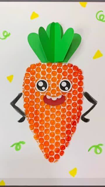 拆快递的气泡膜不要扔,用它做手工,孩子超喜欢!