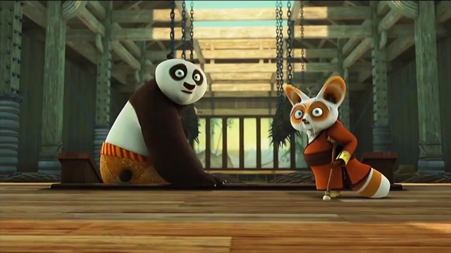 功夫熊猫:阿宝和师傅的组合