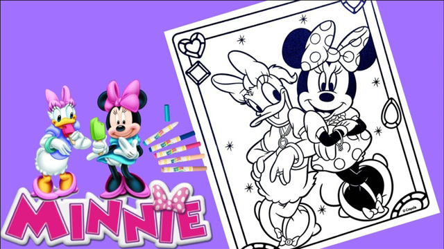 迪士尼米妮和好闺蜜黛西,她们的衣服是什么颜色呢?