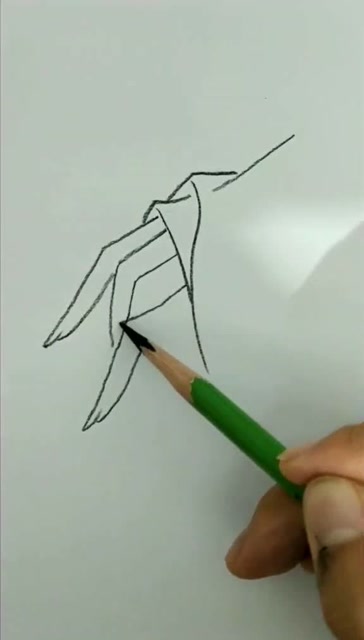 超简单的兰花指画法,看一遍就可以学会,其实画画没有那么高难度!