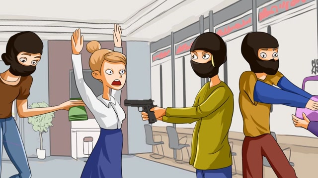 烧脑推理:银行里有三个抢劫犯,仔细观察,谁是女人?