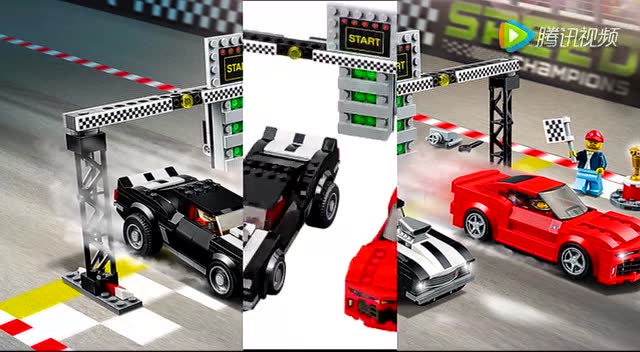 乐高lego拼装超级赛车系列 75874 雪佛兰科迈罗竞速