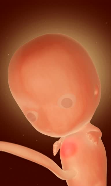 怀孕两个半月胎儿图片图片
