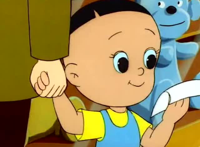 最开心的节日,大头儿子买到心爱的布娃娃!