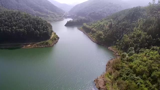 陆河南万摄像航拍南万高山细水