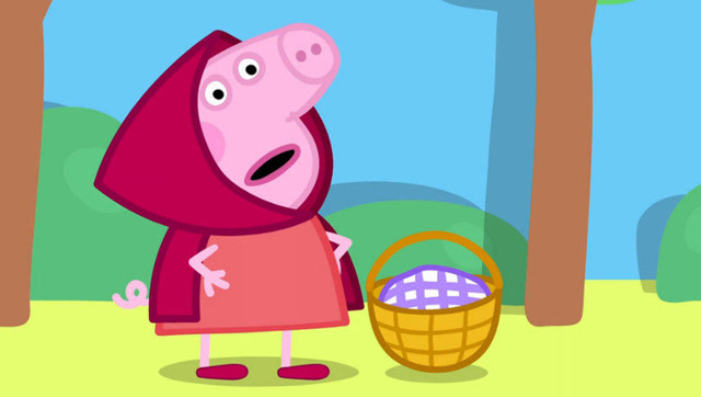 小猪佩奇红帽子 粉红小猪妹很漂亮