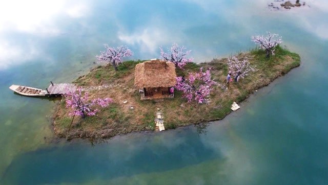 旅者航拍《三生三世》青丘拍摄地,美轮美奂和剧中一模一样