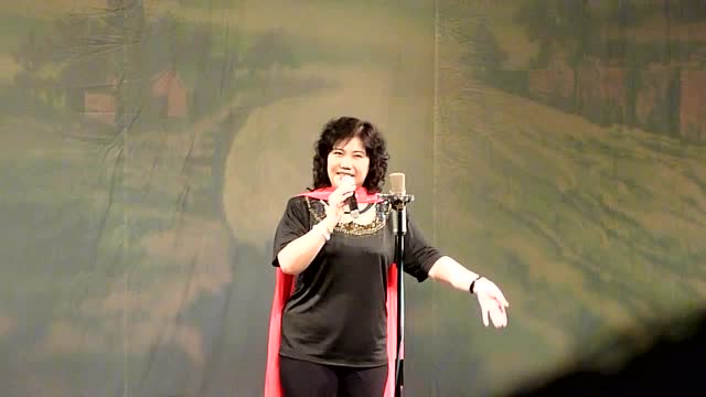 潮剧泰国现场版《待将东阁迎春开》演唱:孙小华