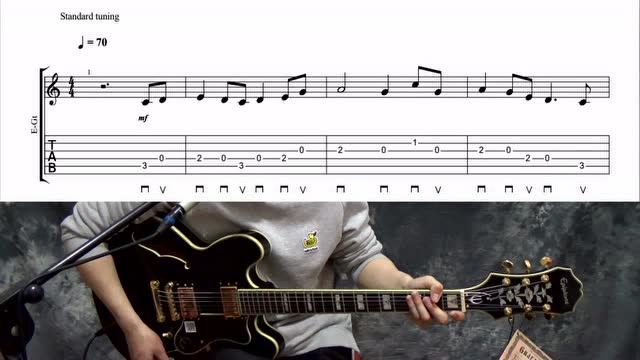 电吉他自学初级入门教学11 爱尔兰画眉讲解