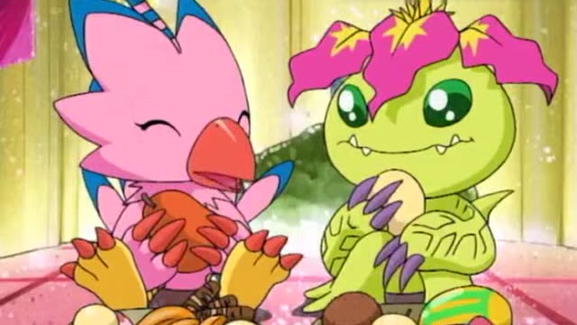 数码宝贝:太一不小心看到洗澡的美美,迪哥兽被柏古兽欺负