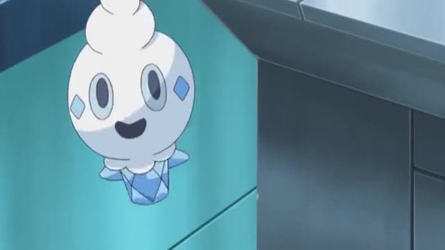 《宠物小精灵》小智来到神奇宝贝中心,第一次见到可爱的迷你冰