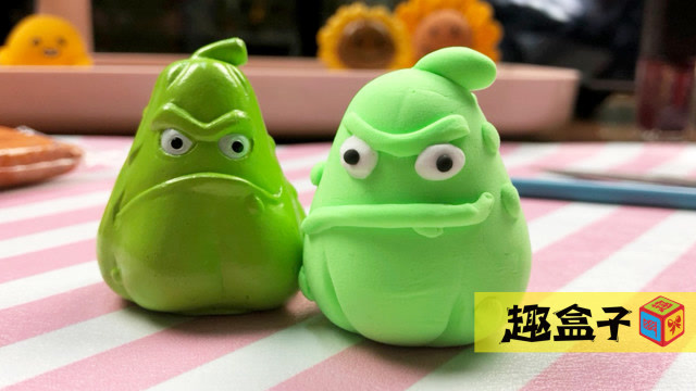 植物大战生气的倭瓜手工彩泥超轻黏土教程亲子趣盒子手工课