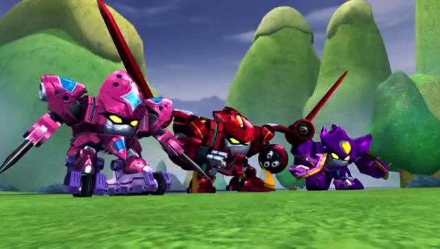 上官子怡三个女水果为了打败天下无贼居然合体了?果宝翼神?