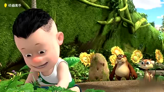 熊出没001:光头强自诩会种西瓜而拒绝朋友们的帮忙