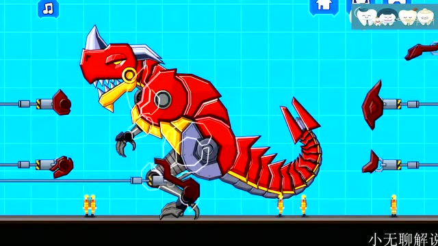 组装机械火龙,恐龙变形机器人,变形恐龙游戏