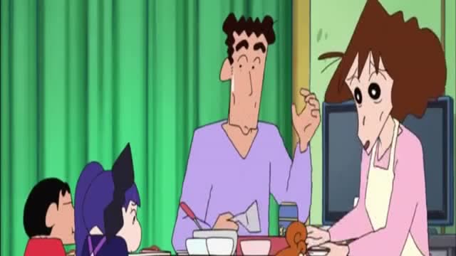蜡笔小新剧场版:可是沙希真的不想看到爸爸难过啊,小新有方法
