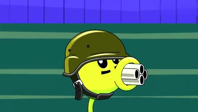 当三级头再次被吸走的时候.豌豆:我变身加特林就是为了这一刻!