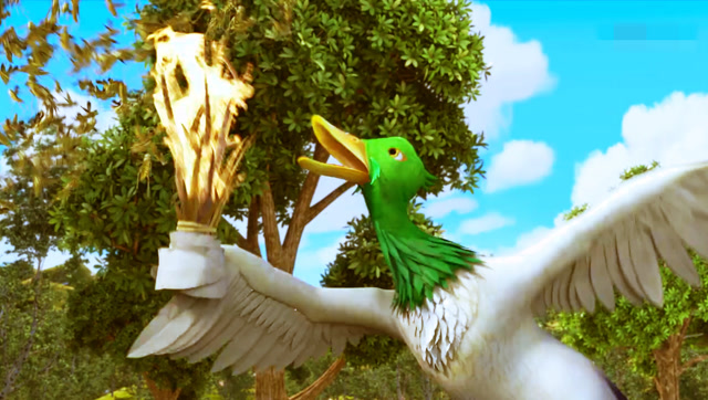 熊出没 稻田鸭用火把驱赶蝗虫,厉害了我的哥!