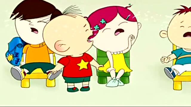 大耳朵图图:图图第一天上幼儿园,小美哭了,图图居然也哭了