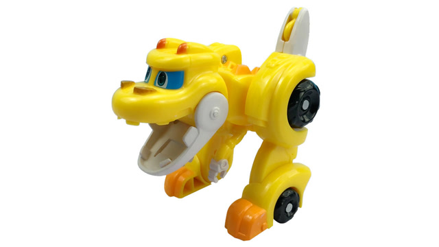 帮帮龙玩具分享 洛奇的霸王龙模式