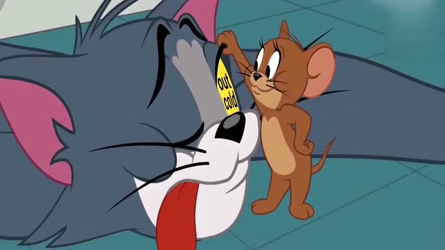 新猫和老鼠 杰瑞弄晕汤姆后 哄蝈蝈睡觉,这也太可爱了吧!