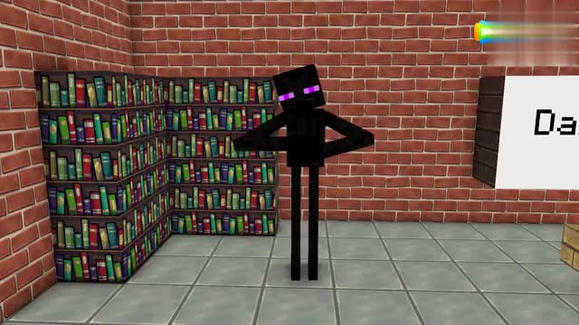 末影人跳帅气街舞,最会撩妹的居然是它!撩妹实力一把手啊!