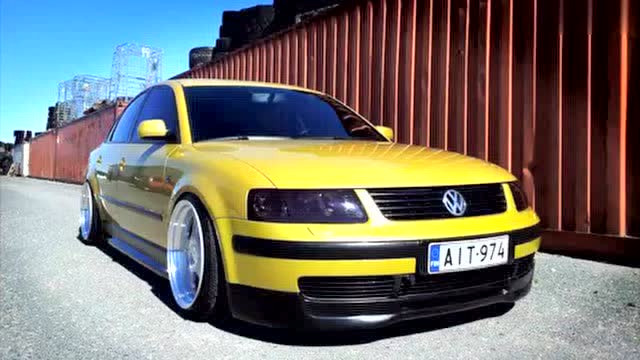 嘻哈车改装:牛人改装大众帕萨特b5 超帅!