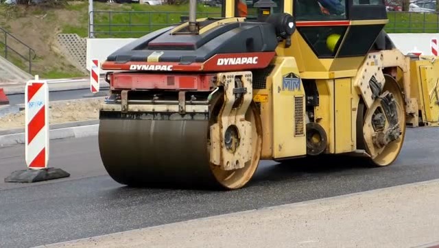 国外惊人的铺路机械工程车,压路机集合